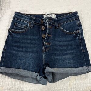 Wax Jean Women's Deep Indigo Denim Shorts
